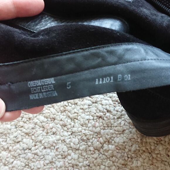 Paul Green 'Suri' Suede Moto Boots size 7.5 - Picture 8 of 12